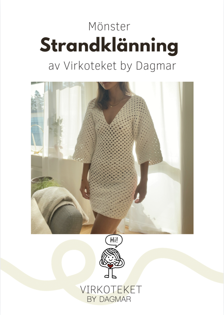 Mönster strandklänning