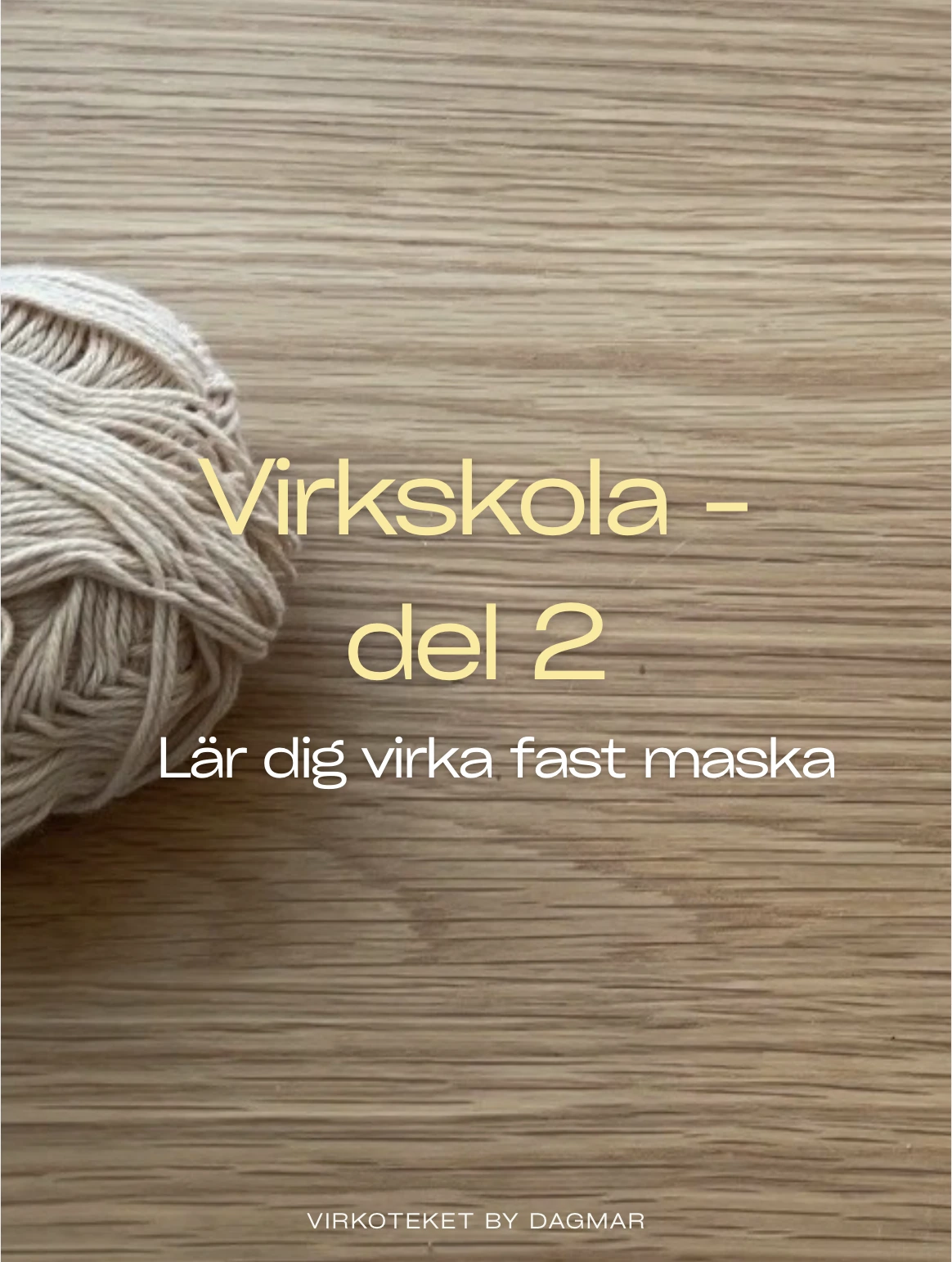 Lär dig virka fasta maskor