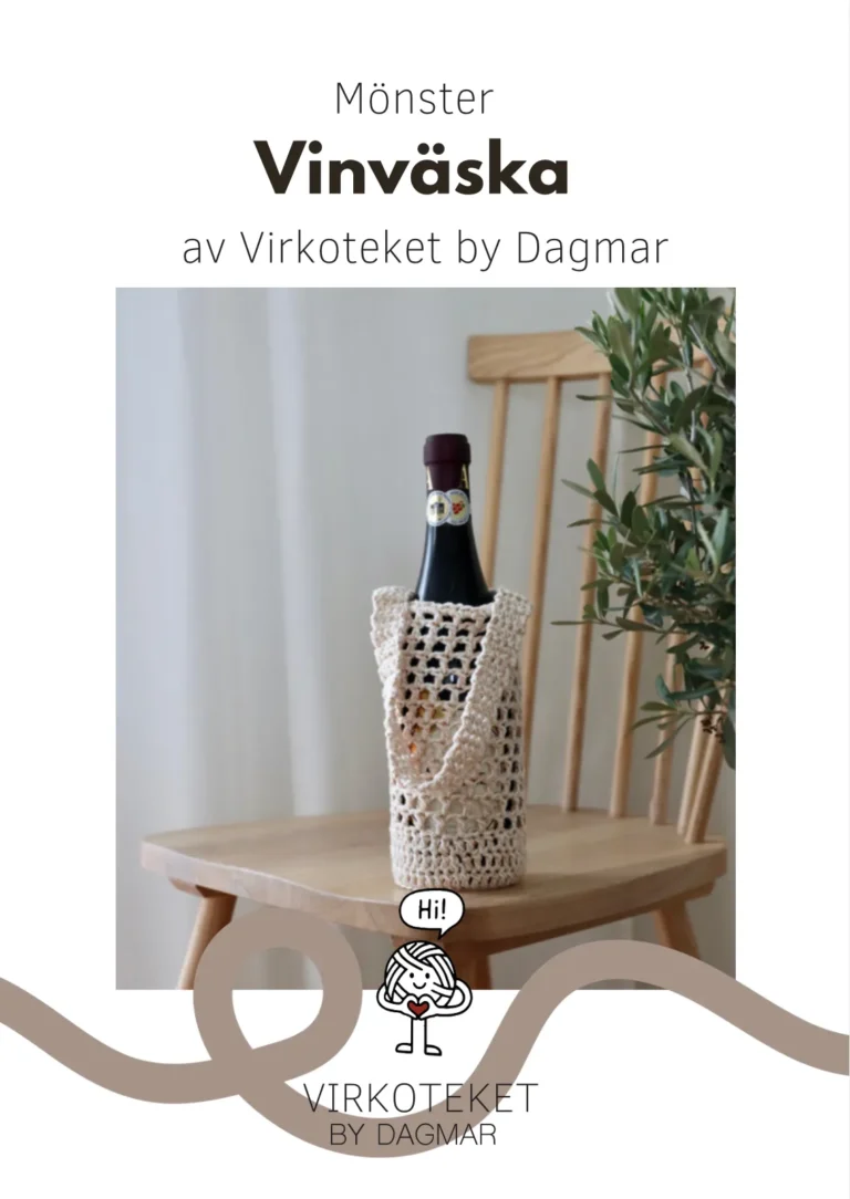 virkmönster vinväska